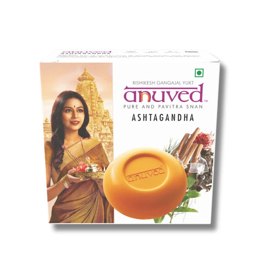 Anuved Ashtagandha Soap - 125g - Pack of 1