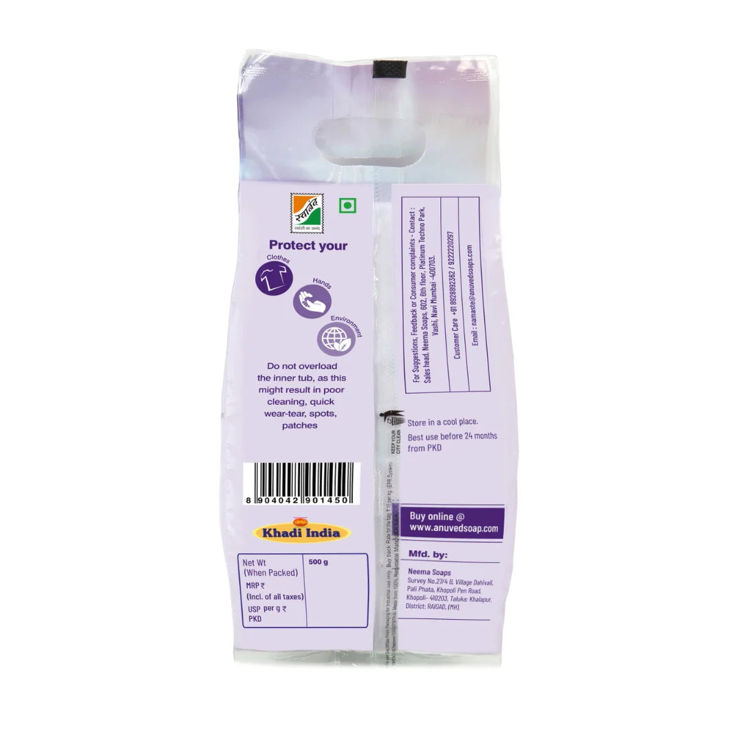 Bio-D Matic Top Load Laundry Powder - (500x3)g