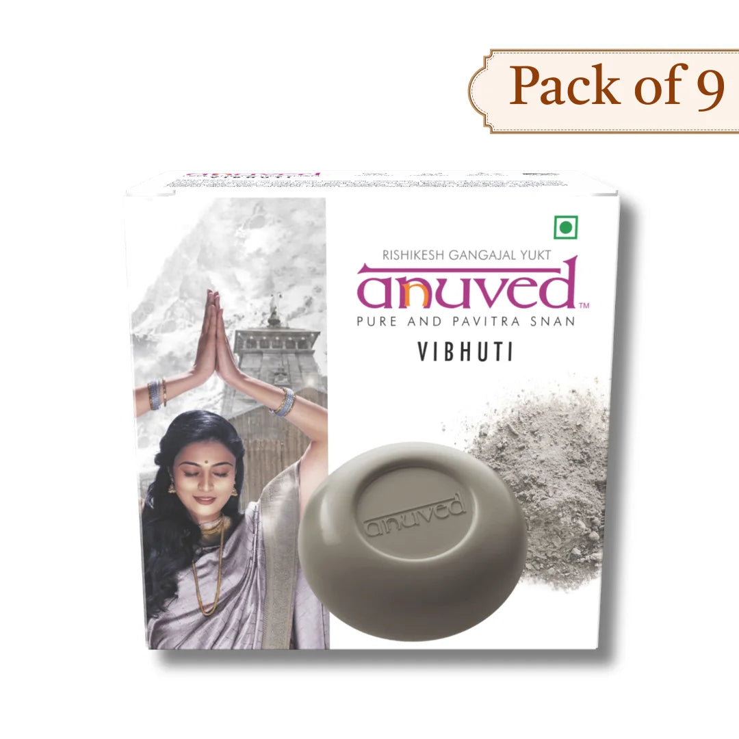Anuved Vibhuti Soap - 125g each