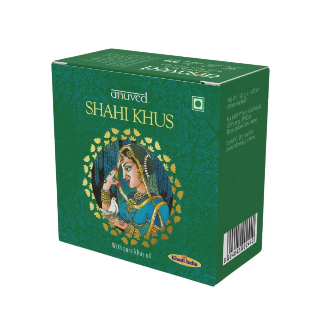 Anuved Shahi Khus Soap - 125g - Pack of 1