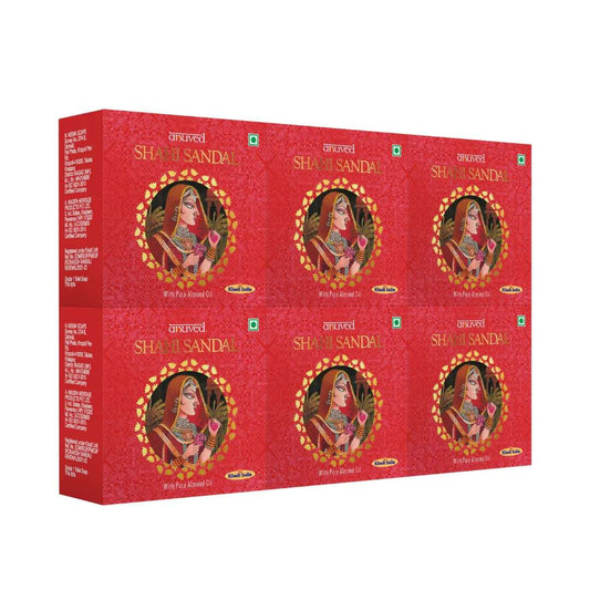 Anuved Shahi Sandal [Chandan] Soap - 125g each
