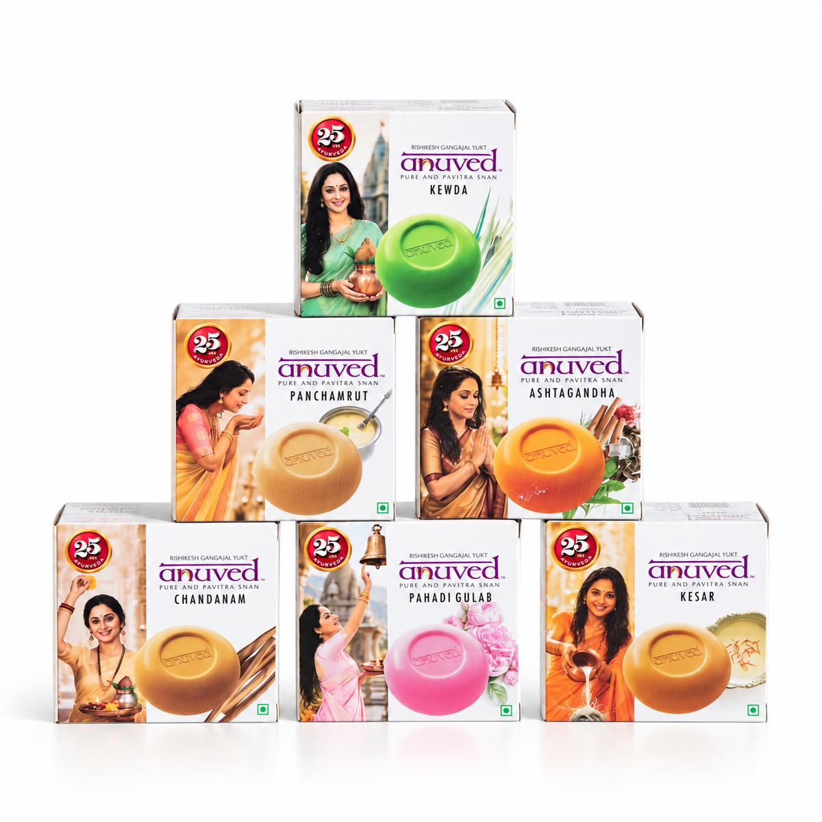 Anuved Pavitra Snan Combo (Pack of 6)