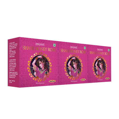 Anuved Shahi Honey Rose Bathing Bar - 125g