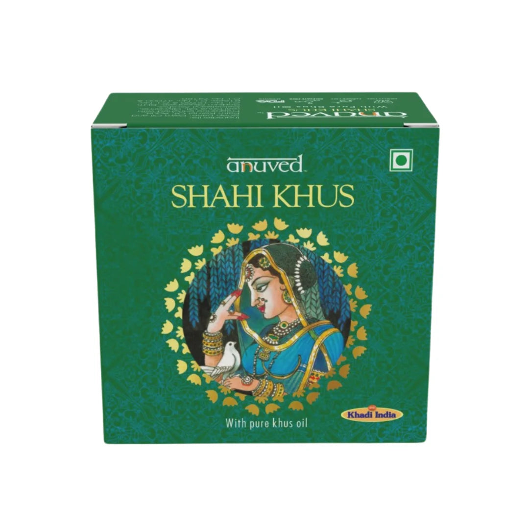 Anuved Shahi Khus Soap - 125g - Pack of 1