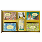 Anuspa Khadi Handcrafted Soaps Gift Set includes Shahi Khus, Shahi Sandal, Tea Tree, Ocean Blue and a Natural Anti-bacterial Handwash.