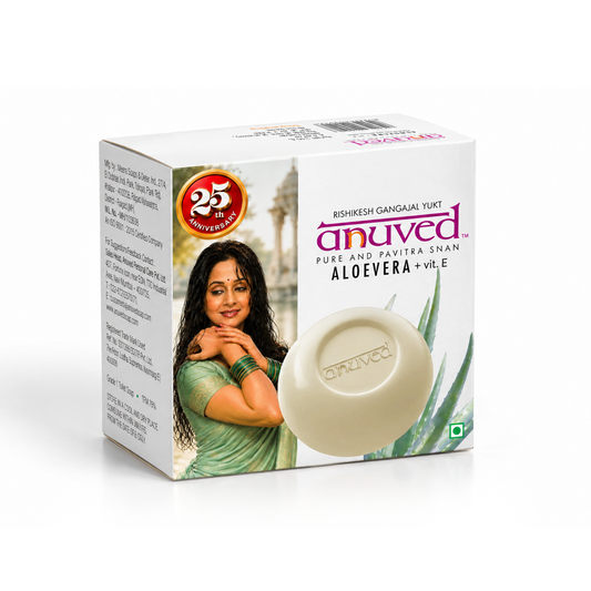 Anuved Aloe Vera Soap with Vitamin E - 125g