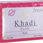 Anuspa Handcrafted Herbal Khadi Earth Rose Bar for Tranquility Blend, (125g )