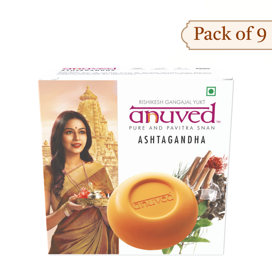Anuved Ashtagandha Soap - 125g each