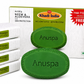 Anuspa Neem & Aloe Vera Soap Pack of 4 (100g Each) | Ayurvedic Bath Soap for Skin Protection | Neem & Aloe Vera Enriched | Suitable for Men & Women