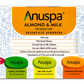 Anuspa ayurveda milk & Almond Pack of 4 | Nourishing & Moisturizing Bath Soap | 125g Each