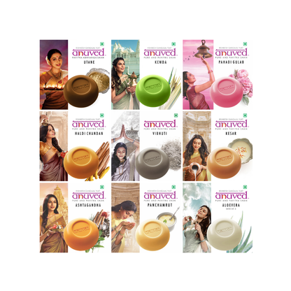 Anuved Soaps Family Pack of 9 Combo