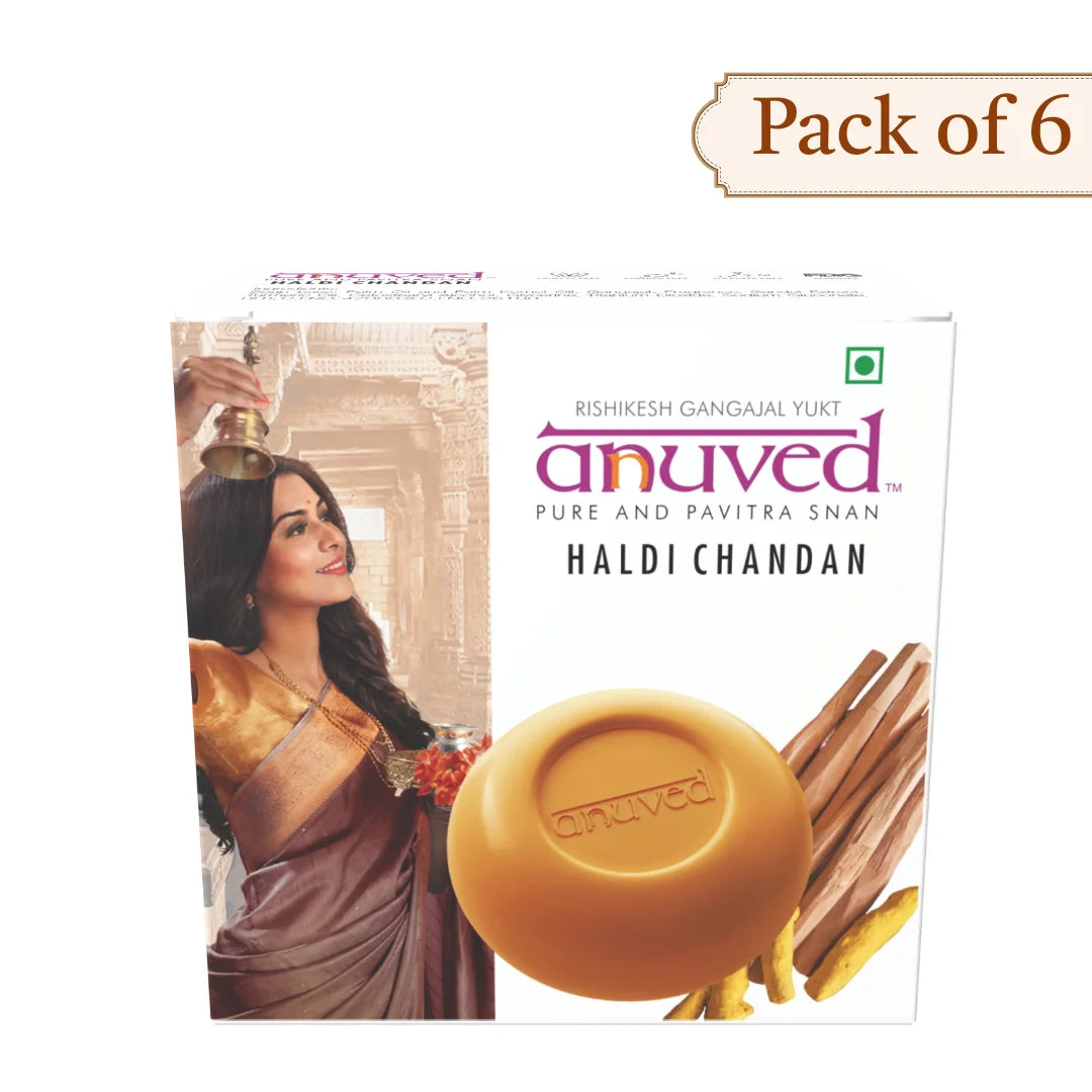 Anuved Haldi Chandan Soap - 125g