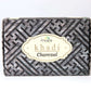 Anuspa Khadi Handcrafted Herbal Charcoal Soap for smoother & brighter look 125gms (Pack of 6)