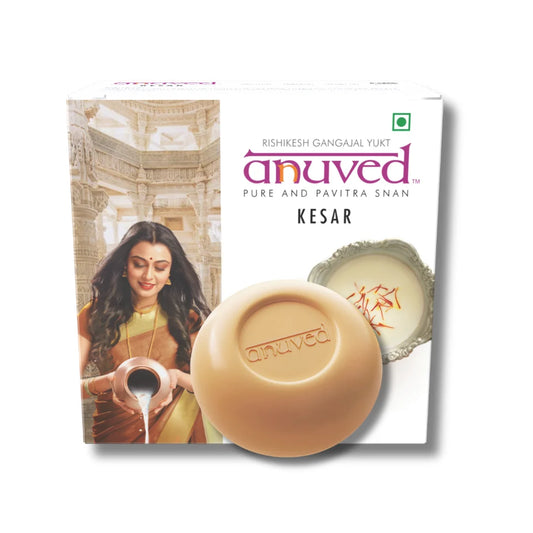 Anuved Dugdha Kesar [Saffron] Soap - 125g