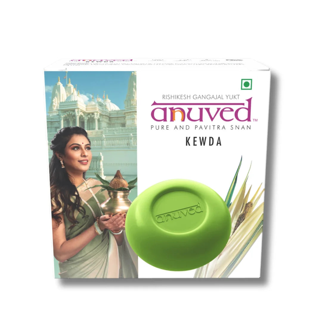 Anuved Kewda Durva [Fragrant Screw Pine] Soap - 125g