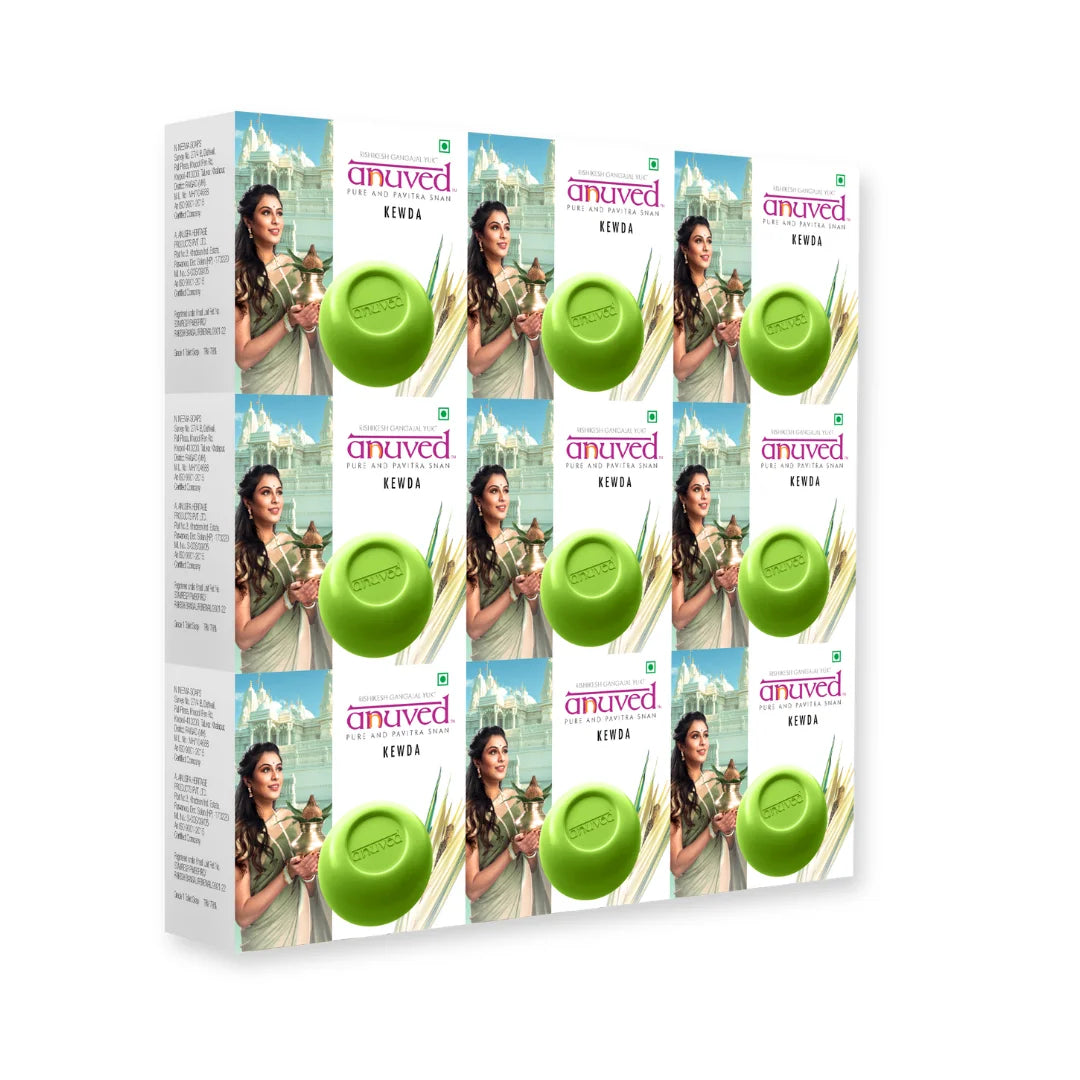 Anuved Kewda Durva [Fragrant Screw Pine] Soap - 125g