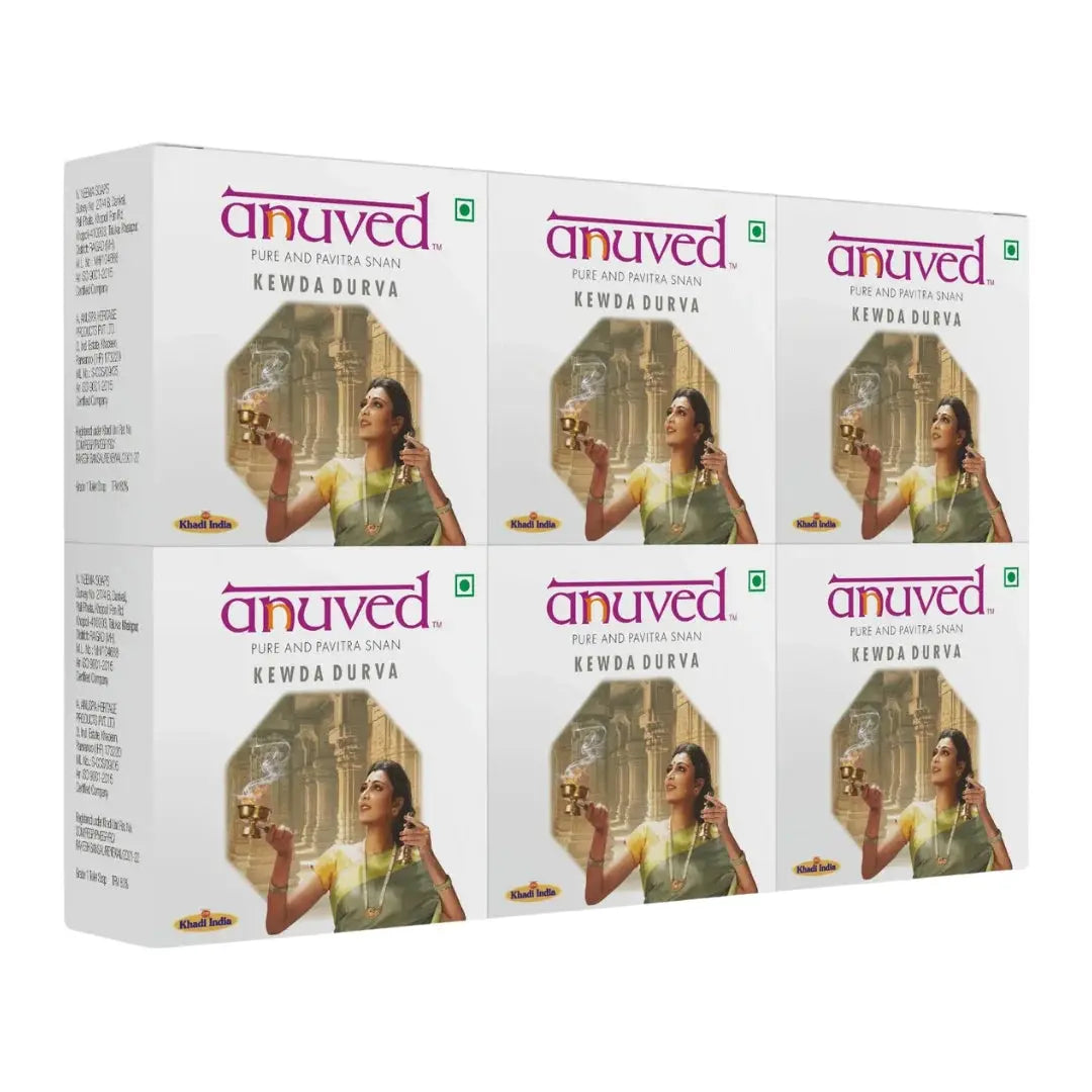 Anuved Kewda Durva [Fragrant Screw Pine] Soap - 125g