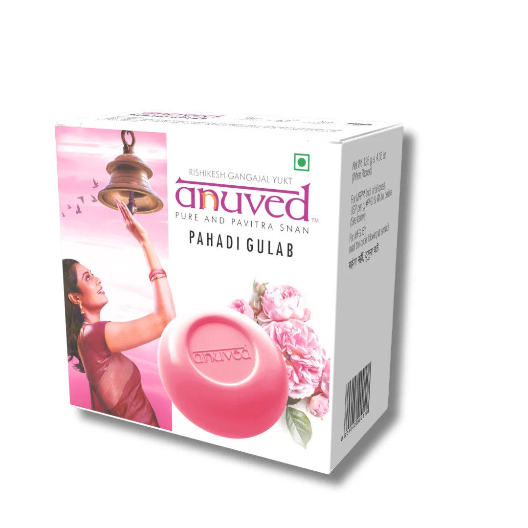 Anuved Pahadi Gulab [Rose] Soap - 125g