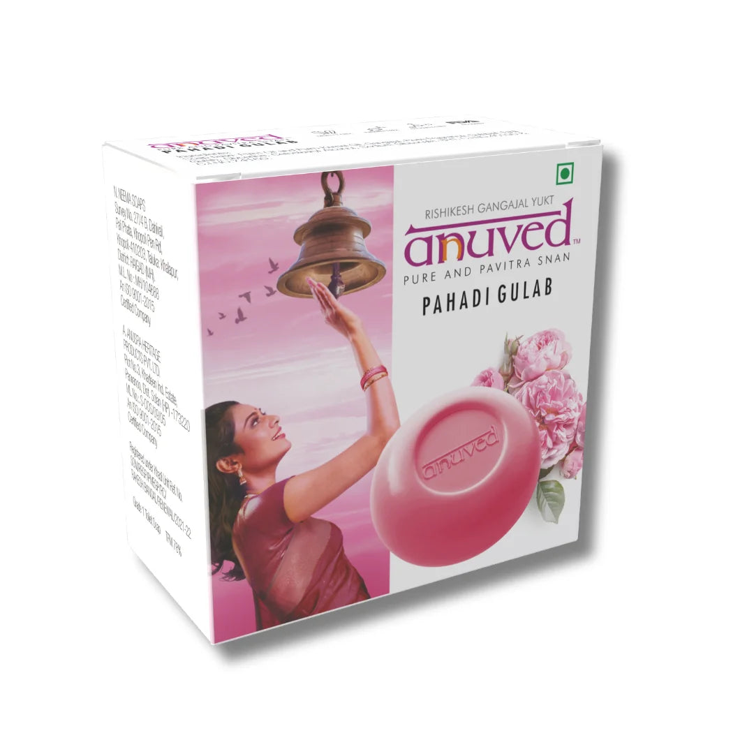 Anuved Pahadi Gulab [Rose] Soap - 125g