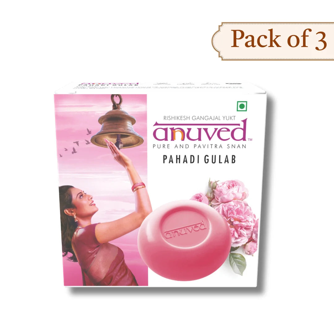 Anuved Pahadi Gulab [Rose] Soap - 125g