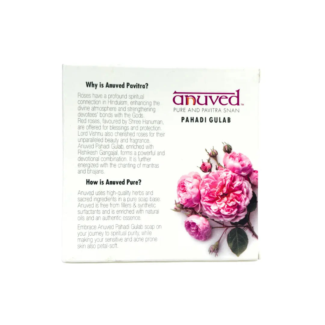 Anuved Pahadi Gulab [Rose] Soap - 125g each