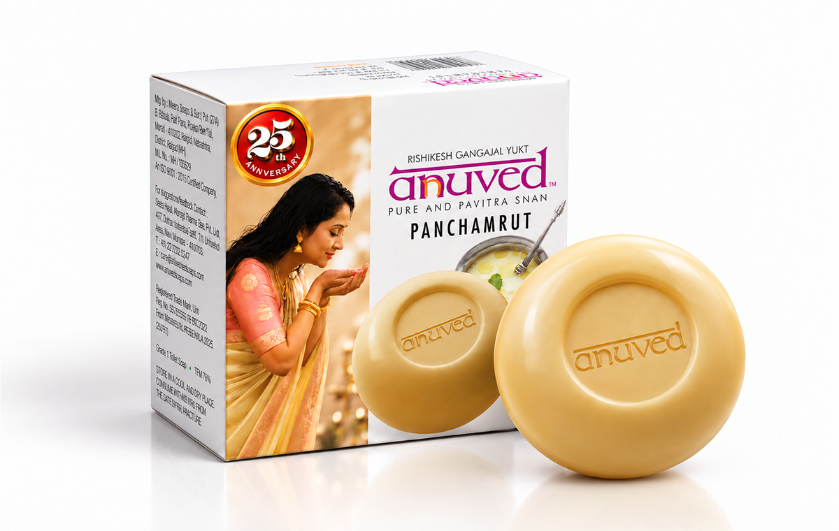 Anuved Panchamrut Soap - 125g