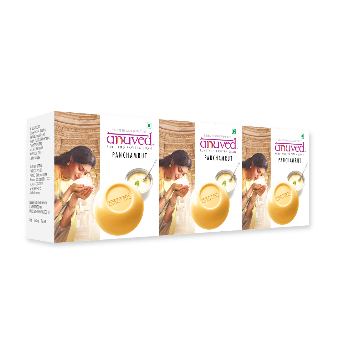 Anuved Panchamrut Soap - 125g - Pack of 1
