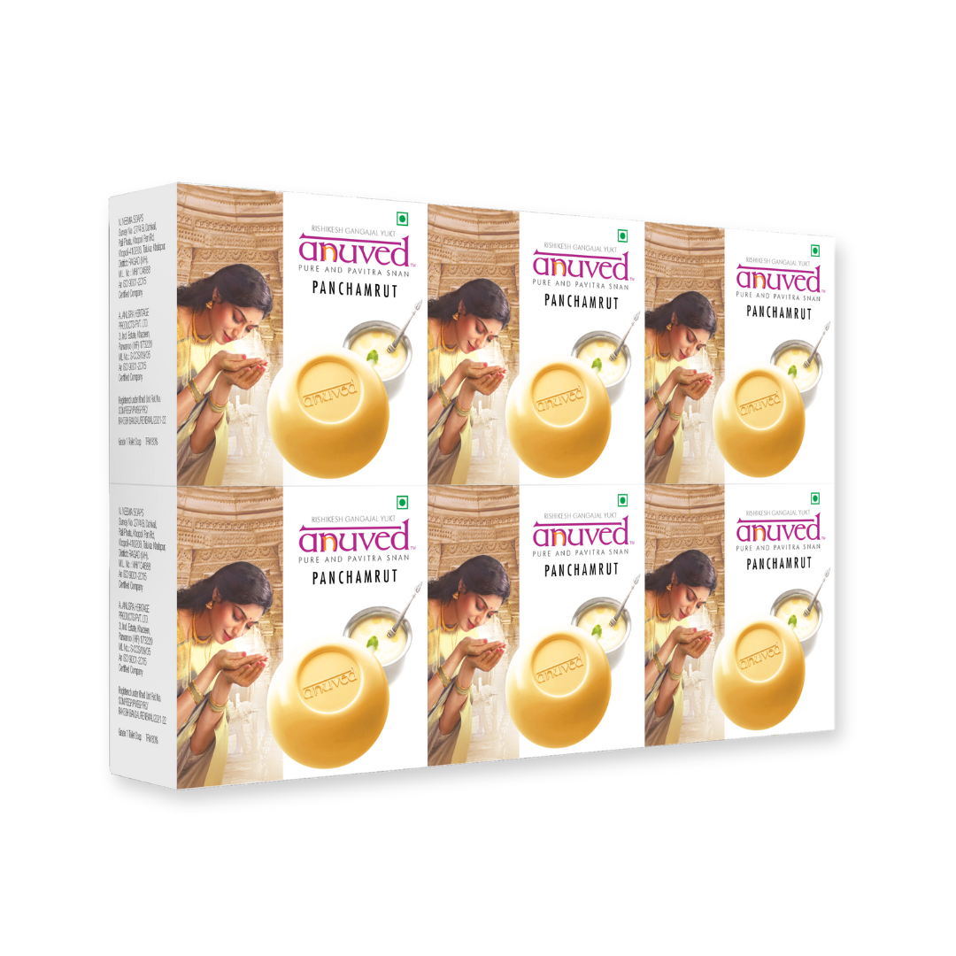 Anuved Panchamrut Soap - 125g - Pack of 1