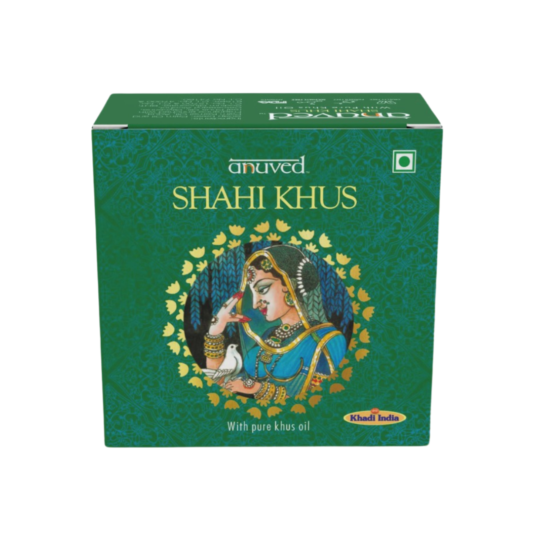 Anuved Shahi Combo (Pack of 3) – Premium Herbal Royal Bathing Bars | Shahi Honey | Shahi Khus | Shahi Sandal