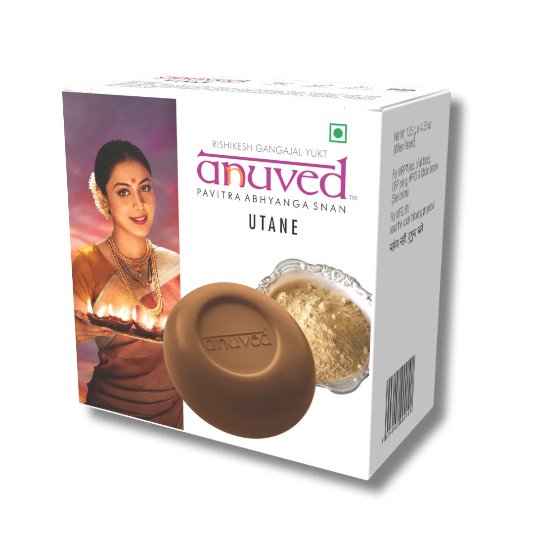 Anuved Utane [Ubtan] Soap - 125g - Pack of 1