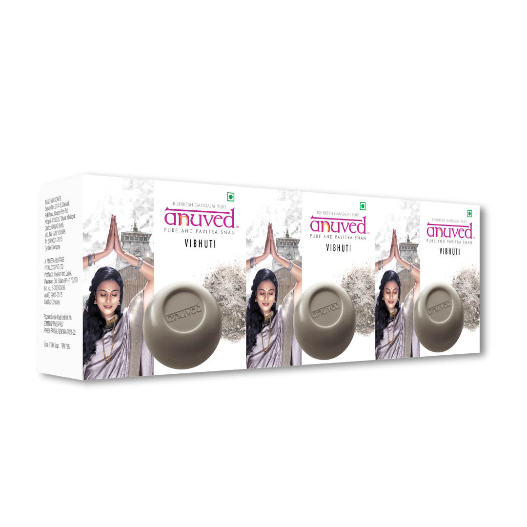 Anuved Vibhuti Soap - 125g