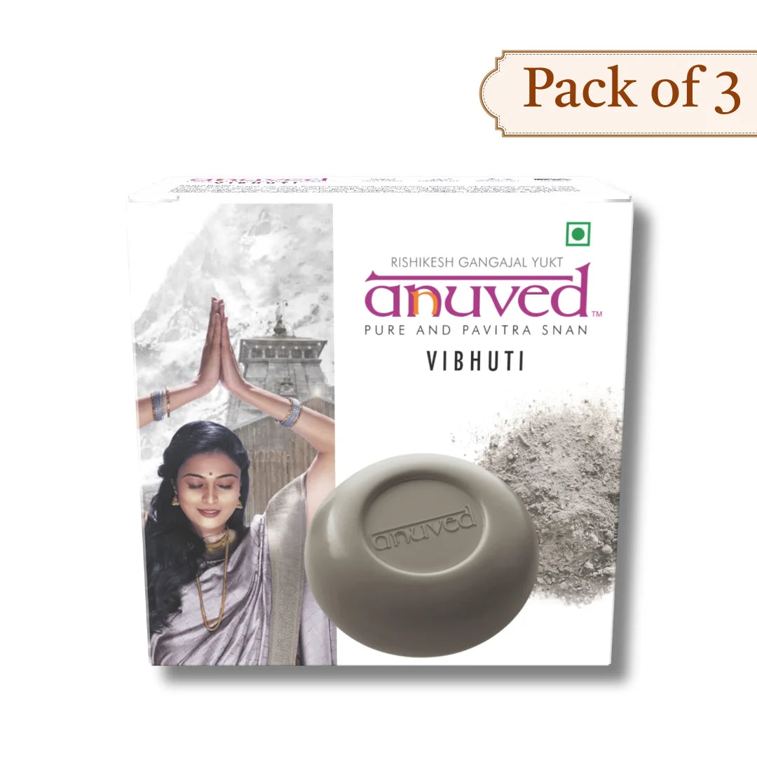 Anuved Vibhuti Soap - 125g