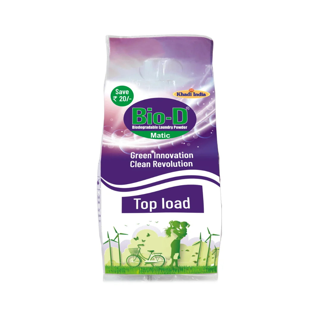 Bio-D Matic Top Load Laundry Powder - (500x3)g
