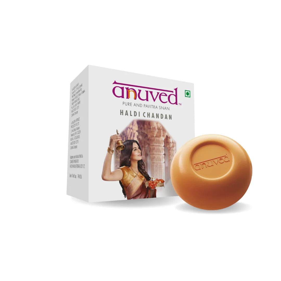Anuved Haldi Chandan Soap - 125g
