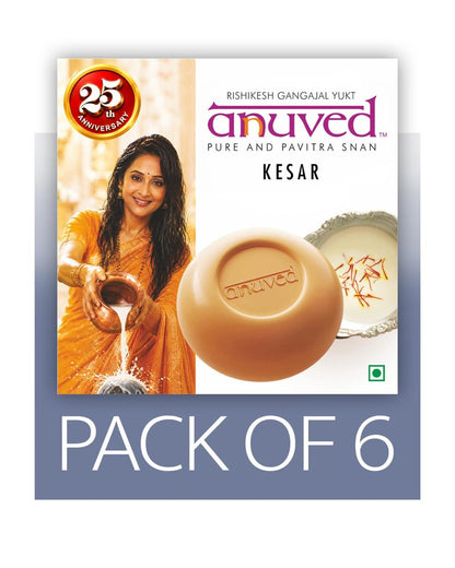 Anuved Kesar [Saffron] Soap - 125g